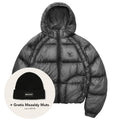 Represent Translucent Hooded Puffer Antracit