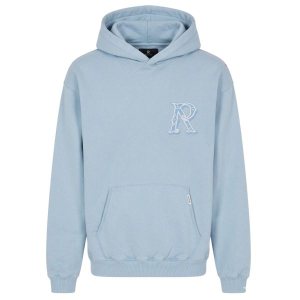 Represent Western Initial Hoodie Licht Blauw