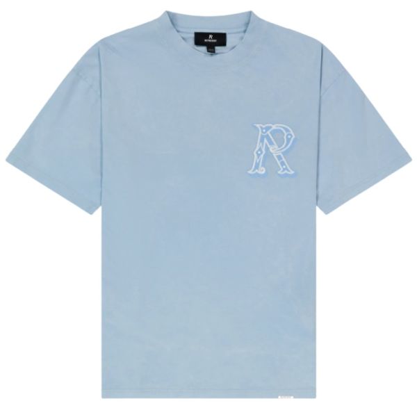 Represent Western Initial T-shirt Licht Blauw