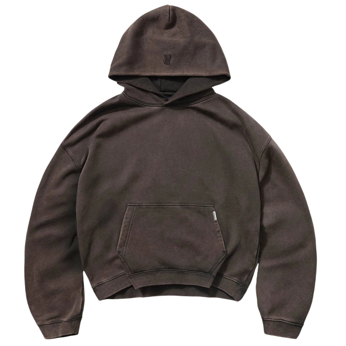 Represent Initial Boxy Hoodie Brun