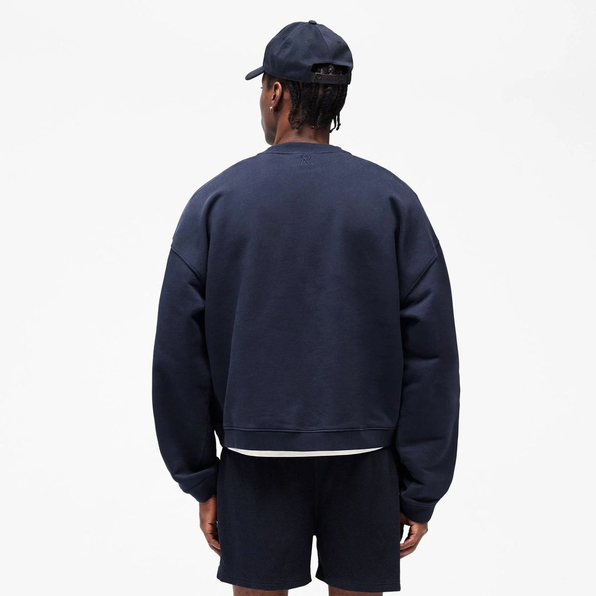 Represent Initial Boxy Sweater Navy