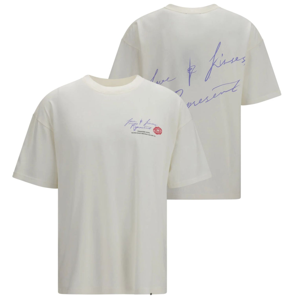 Represent Love And Kisses T-shirt Hvid