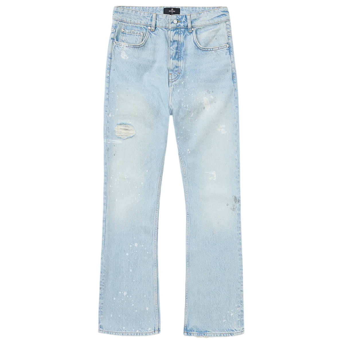Represent Painted Denim Jeans Lyseblå
