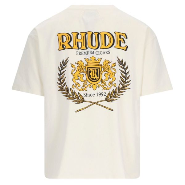 Rhude Cresta Cigar T-shirt Off White