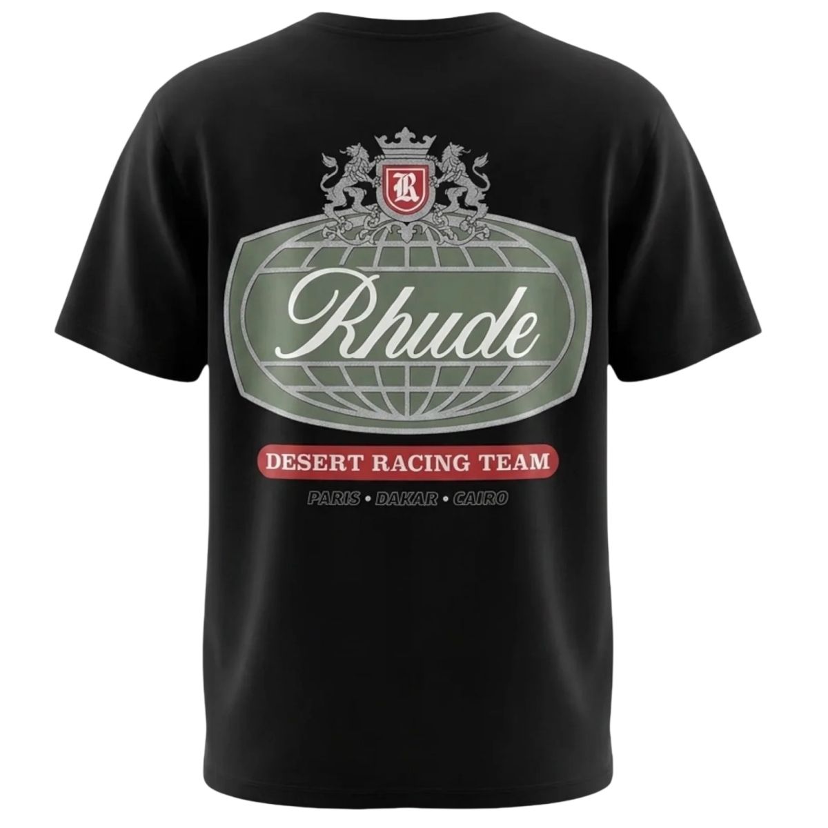 Rhude Desert Crest T-shirt Sort