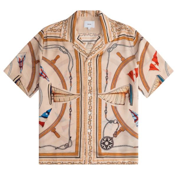 Rhude Nautica silke sommersæt beige
