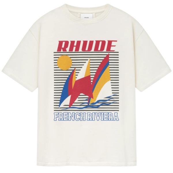 Rhude Poster T-shirt Off White