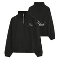 Rhude Quarter Zip Sweater Zwart
