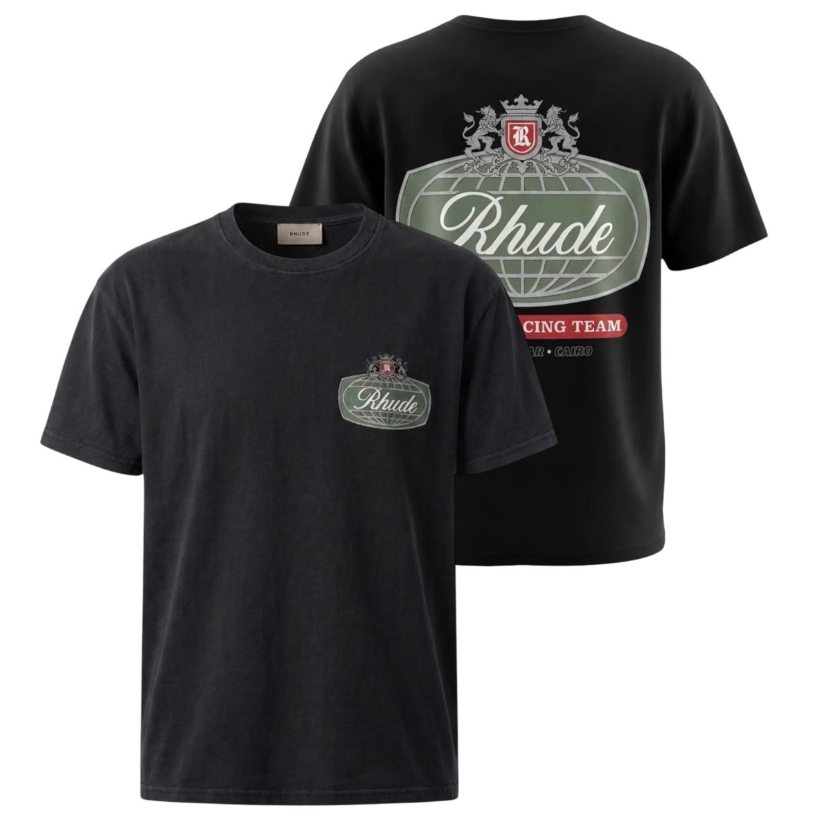 Rhude Desert Crest T-shirt Sort