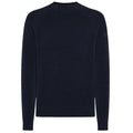 Roberto Ricci Designs Velvet Round Knit Sweater Navy