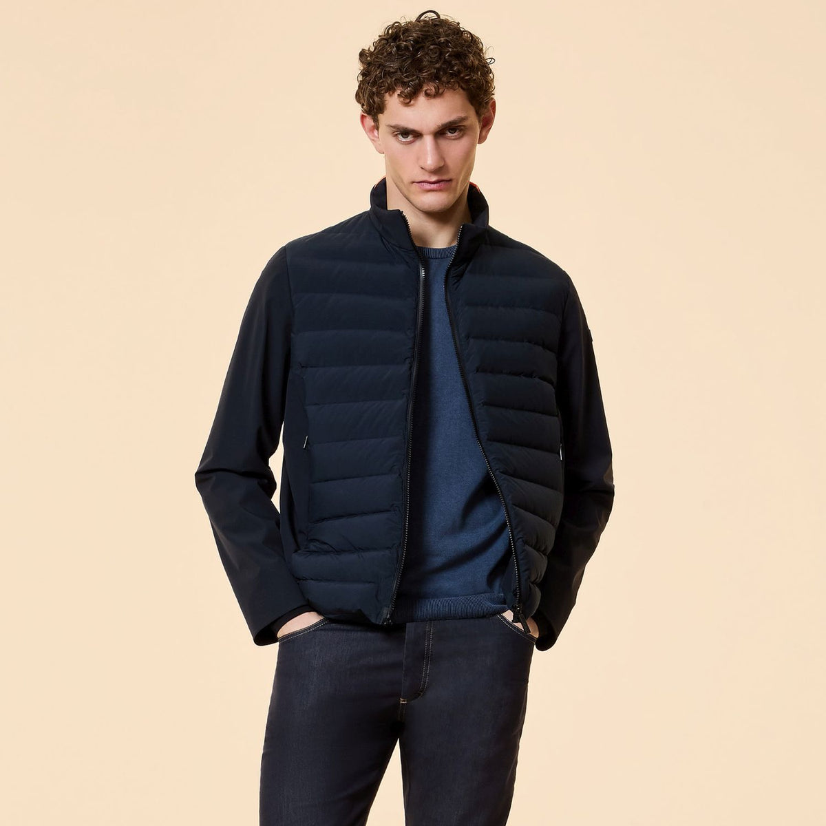 Roberto Ricci Designs Summer Superrduck Hybrid Jas Navy