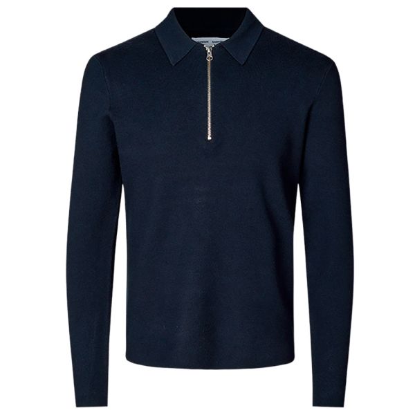 Samsøe Samsøe Guna Half Zip Sweater Navy