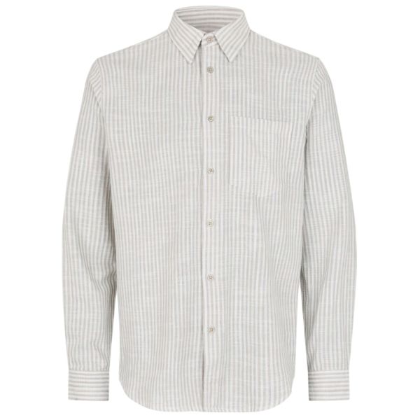 Samsøe Samsøe Liam Overhemd Beige/Wit