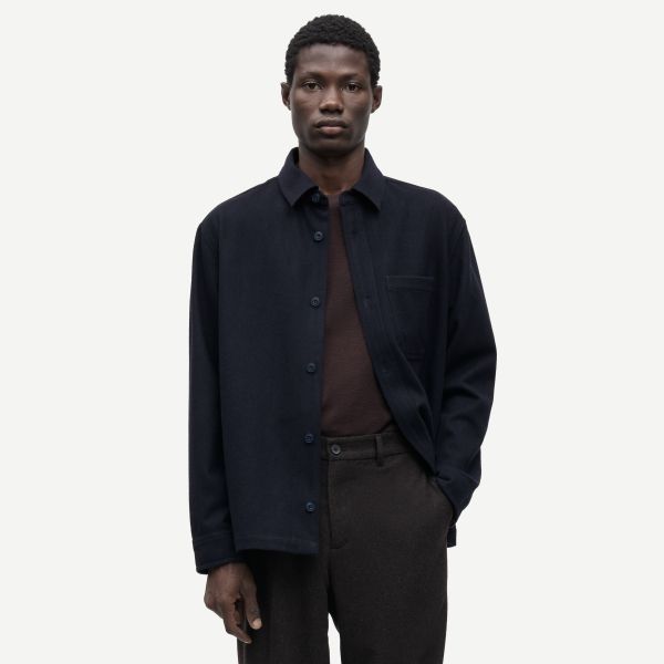 Samsøe Samsøe Sacastor Overshirt Navy