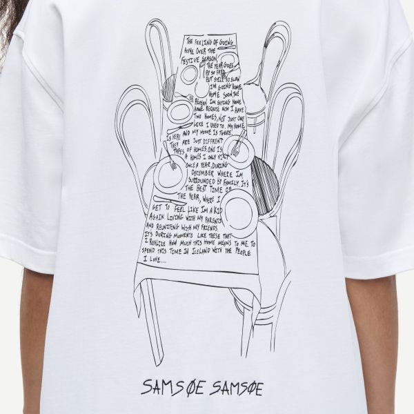 Samsøe Samsøe Sadinner T-shirt Wit