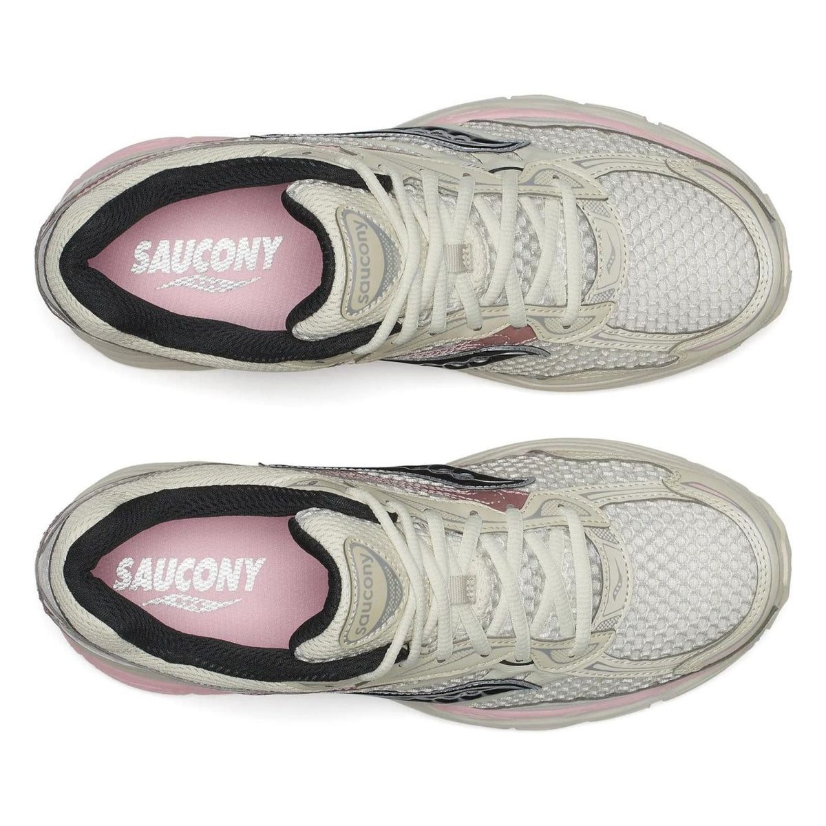 Saucony Progrid Omni 9 Sneaker Off White/Lyserød