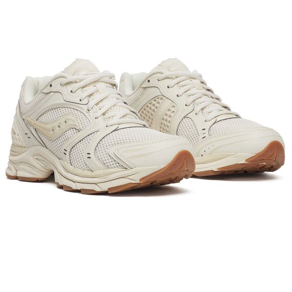 Saucony Progrid Triumph 4 Heritage Sneaker Off White