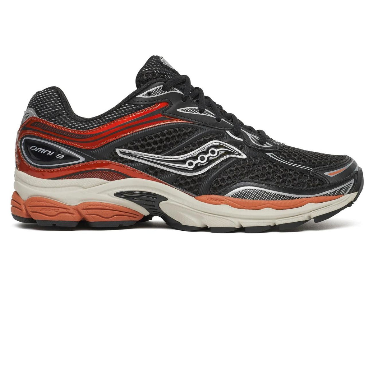 Saucony Progrid Omni 9 sneaker sort/rød