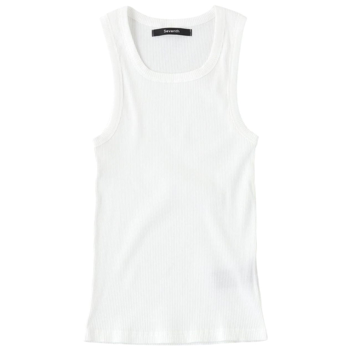 Seventh Base Rib Tank Top Wit