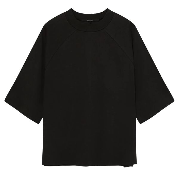 Seventh Raglan Box T-shirt Zwart