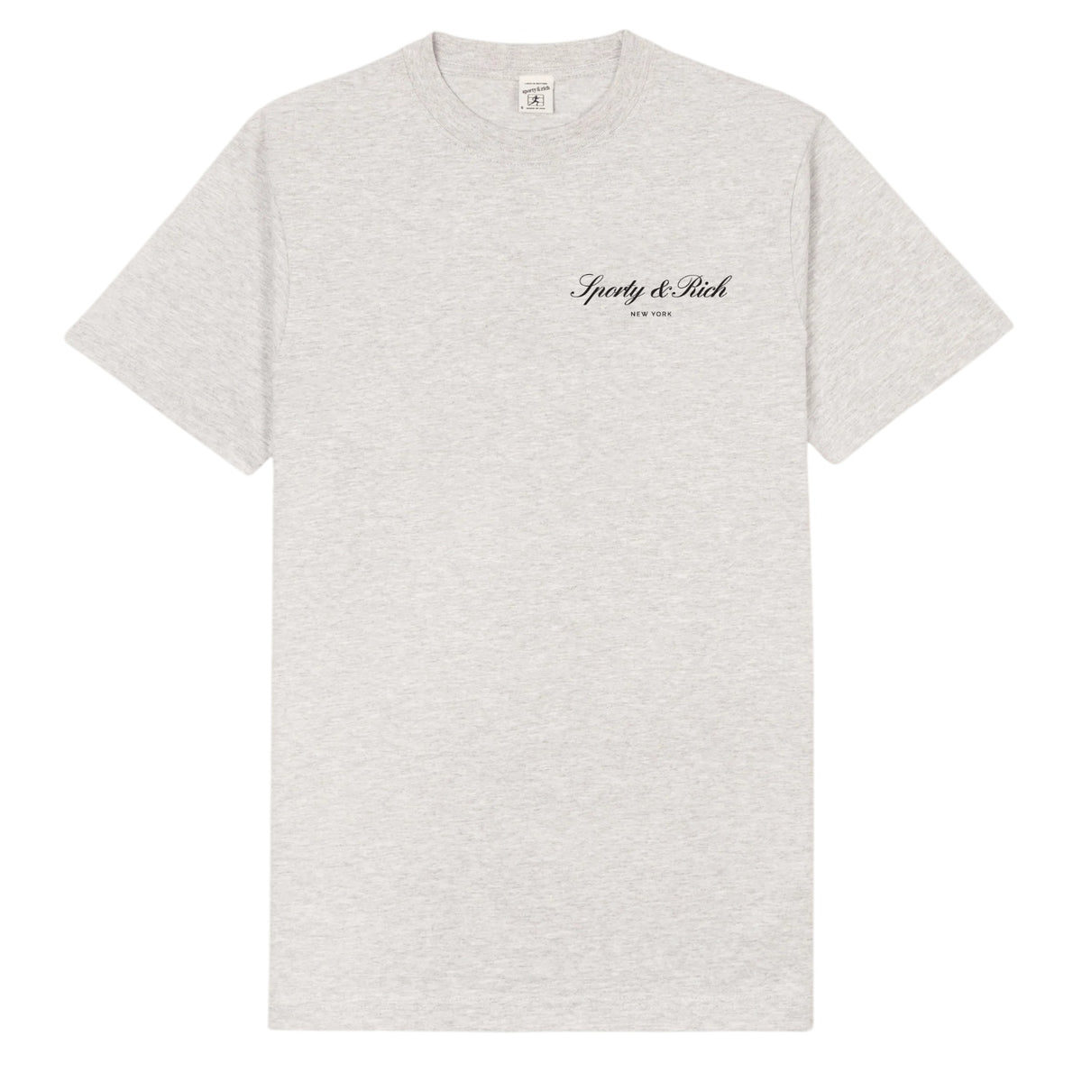 Sporty & Rich Signature NY T-shirt Grijs