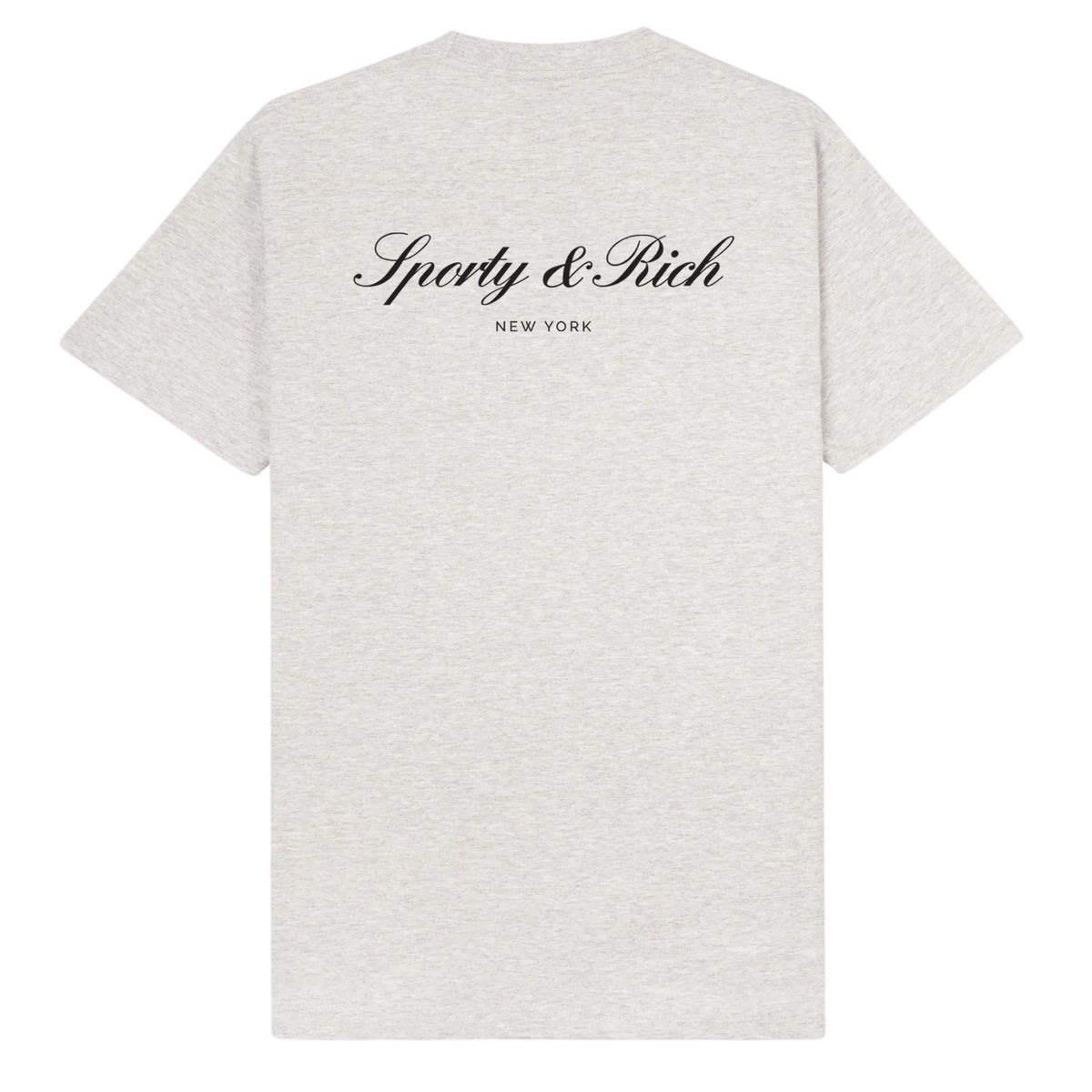 Sporty & Rich Signature NY T-shirt Grijs