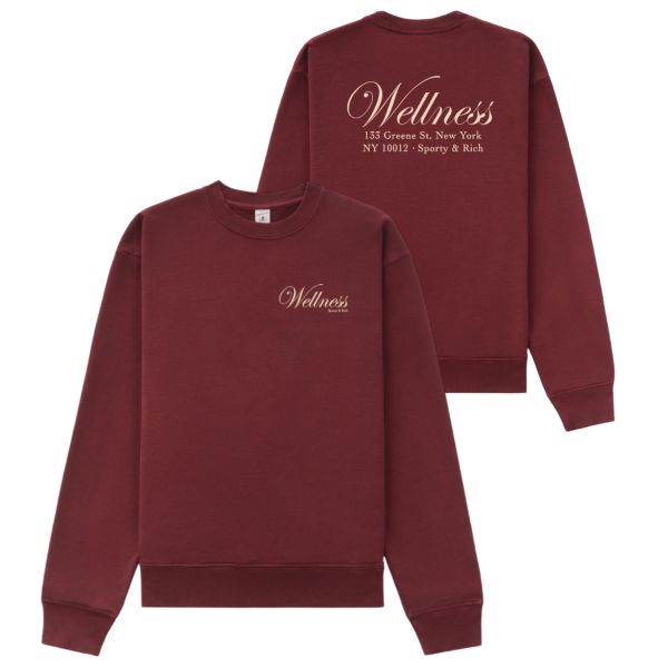 Sporty & Rich Soho Sweater Bordeaux