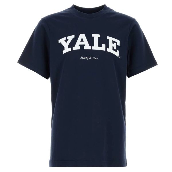Sporty & Rich Yale Classic T-shirt Navy