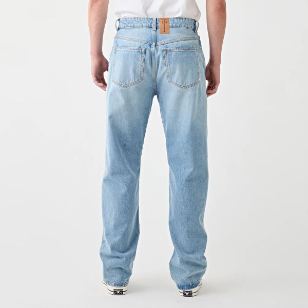 Tenue Luke Loose Straight Jeans Licht Blauw