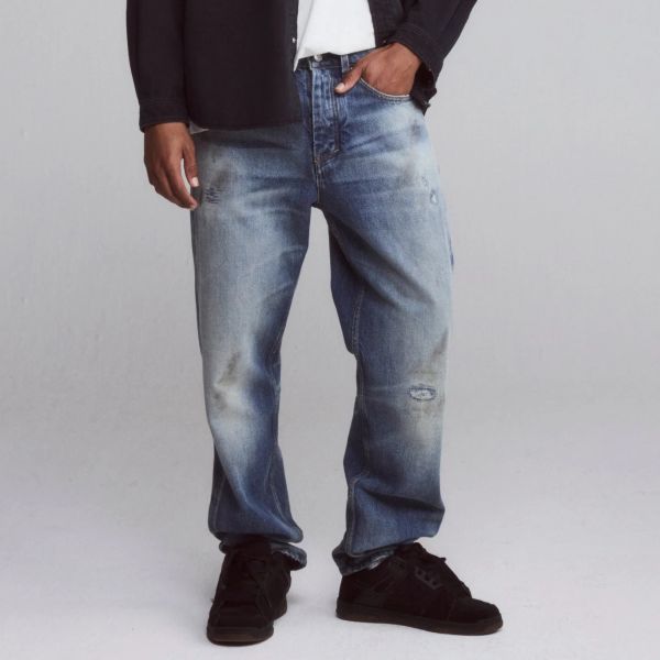 Tenue Penn Storm Regular Straight Jeans Blauw