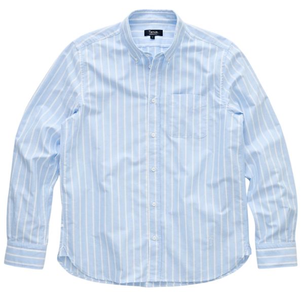 Tenue Ralph Stripe Overhemd Licht Blauw
