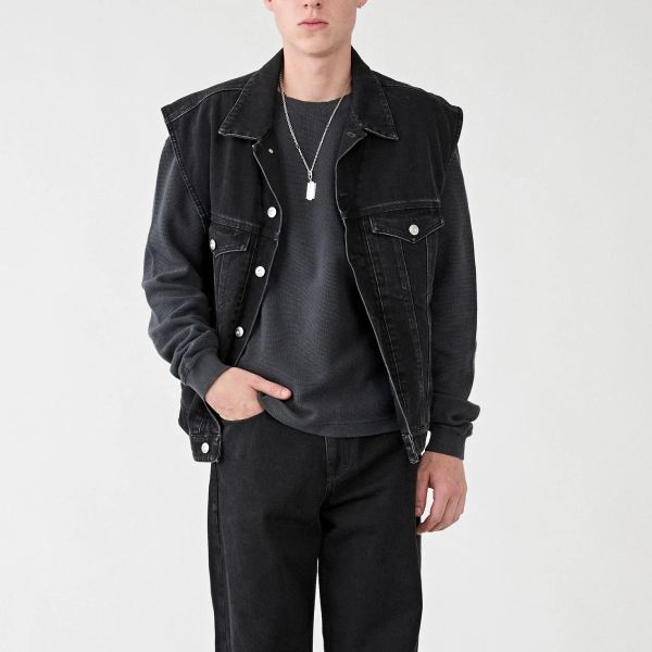 Tenue Sleeveless Hopper Vest Zwart