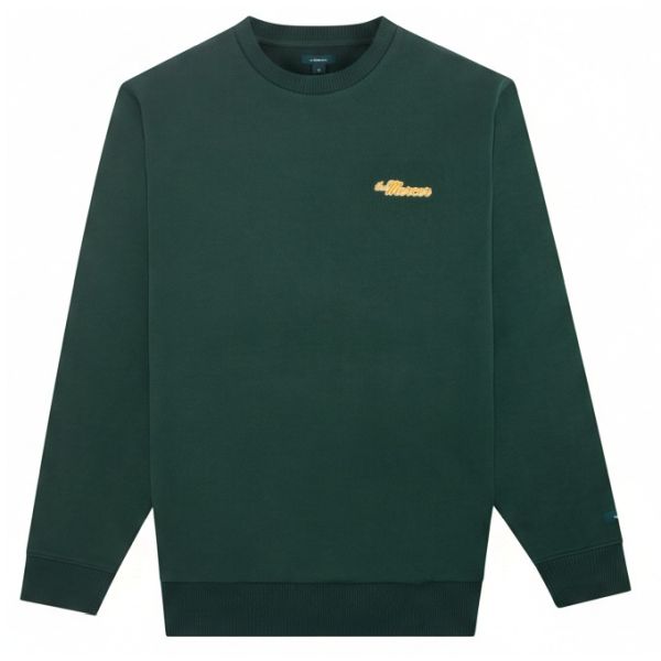 The Mercer Brand Logo Sweater Donker Groen