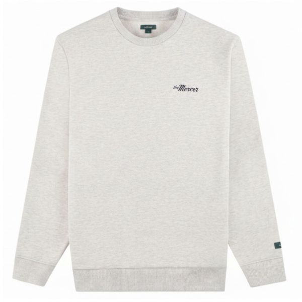 The Mercer Brand Logo Sweater Grijs