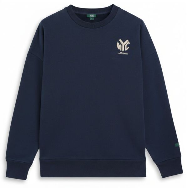 The Mercer Brand The Subway Sweater Donker Blauw