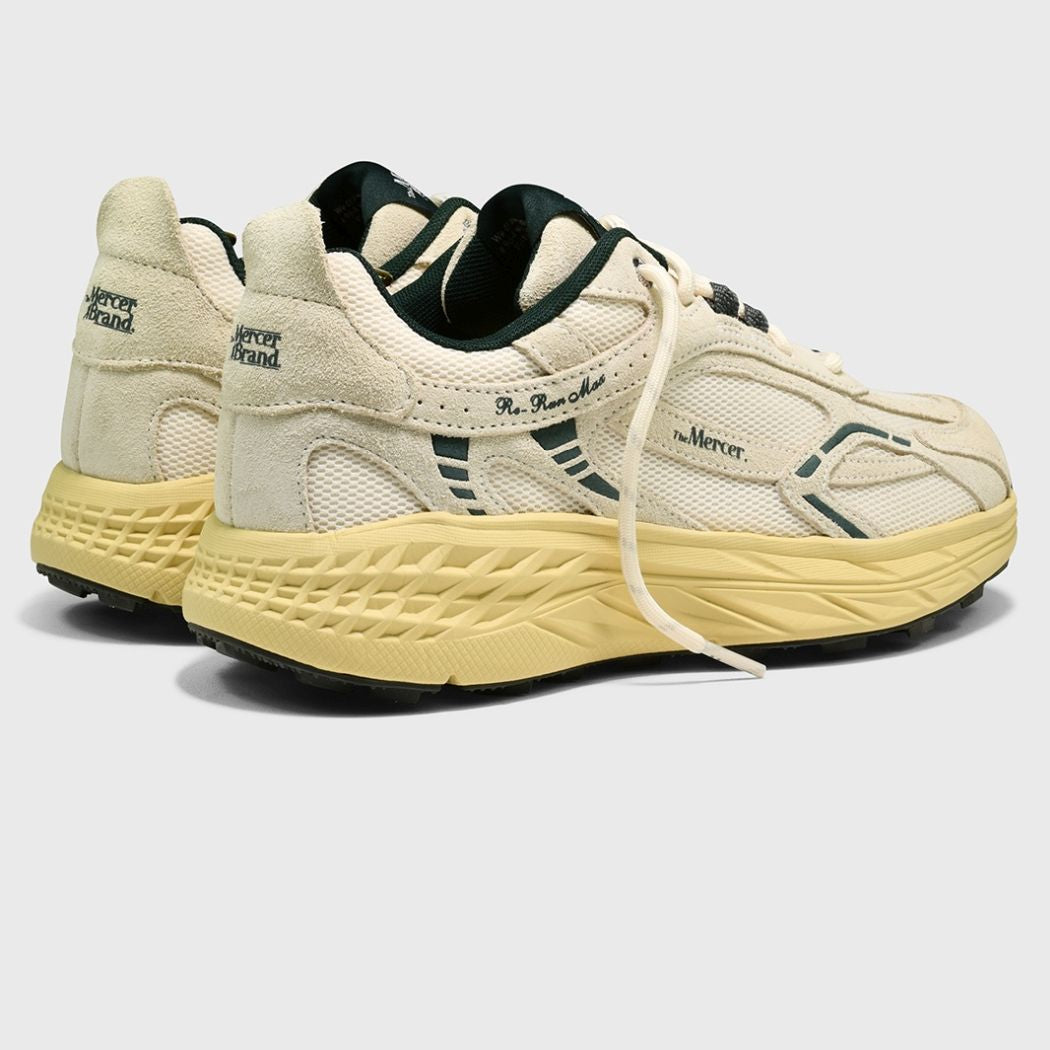 The Mercer Brand The Re-Run MAX Sneaker Off White/Grøn