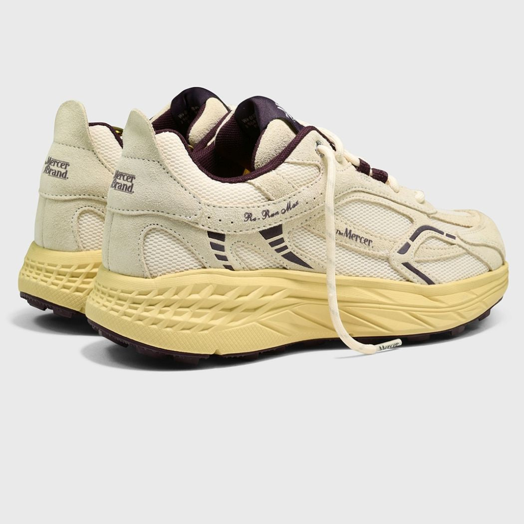 The Mercer Brand The Re-Run MAX Sneaker Off White/Rød