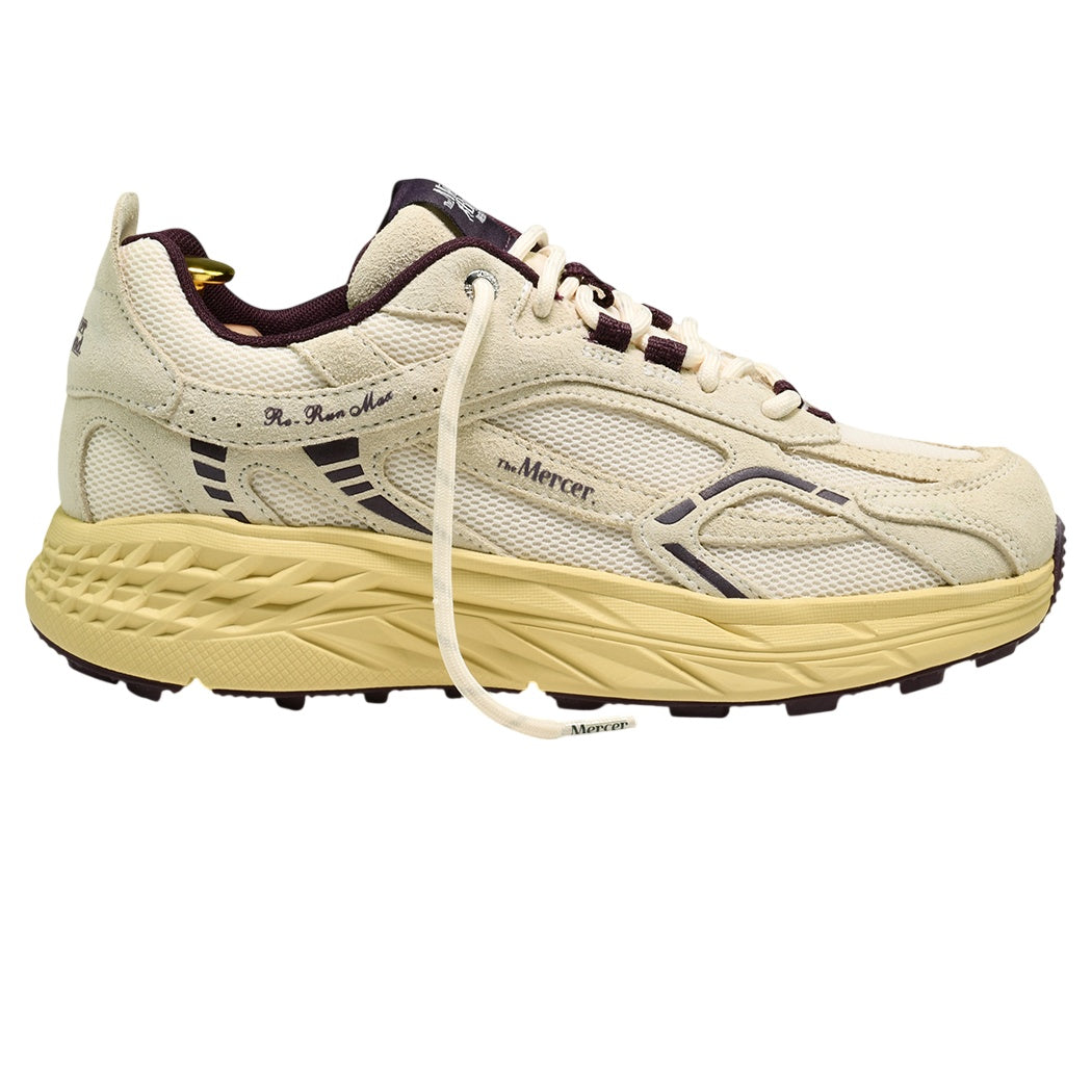 The Mercer Brand The Re-Run MAX Sneaker Off White/Rød