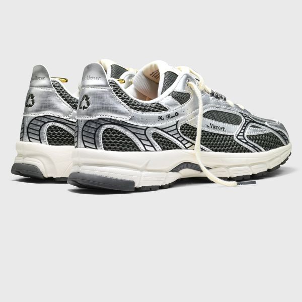 The Mercer Brand The Re-Run Twin Mesh Sneaker Grijs