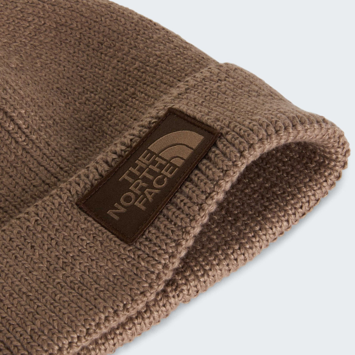 The North Face TNF Logo Box Cuffed Hue Beige