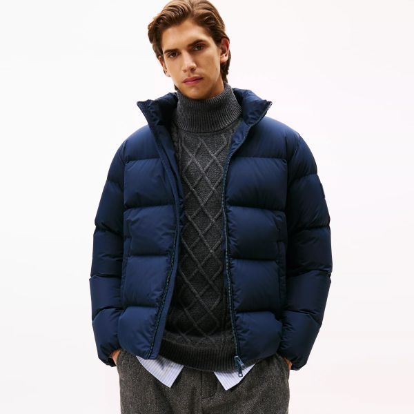 Tommy Hilfiger Down Stand Puffer Navy