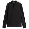 Tommy Hilfiger Liquid Cotton Longsleeve Polo Zwart