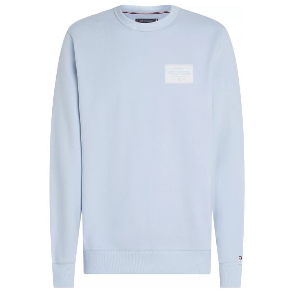 Tommy Hilfiger Monotype Label Sweater Licht Blauw