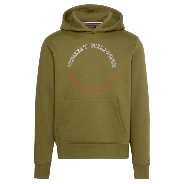 Tommy Hilfiger Monotype Roundall Hoodie Groen
