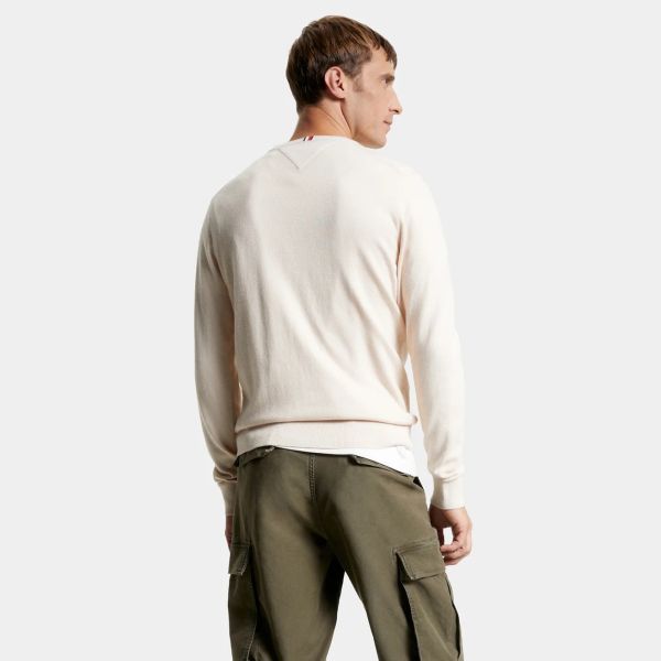 Tommy Hilfiger Organic Sweater Off White
