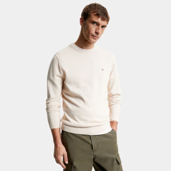 Tommy Hilfiger Organic Sweater Off White
