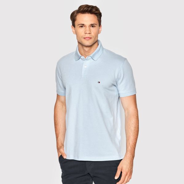Tommy Hilfiger Regular Polo Licht Blauw