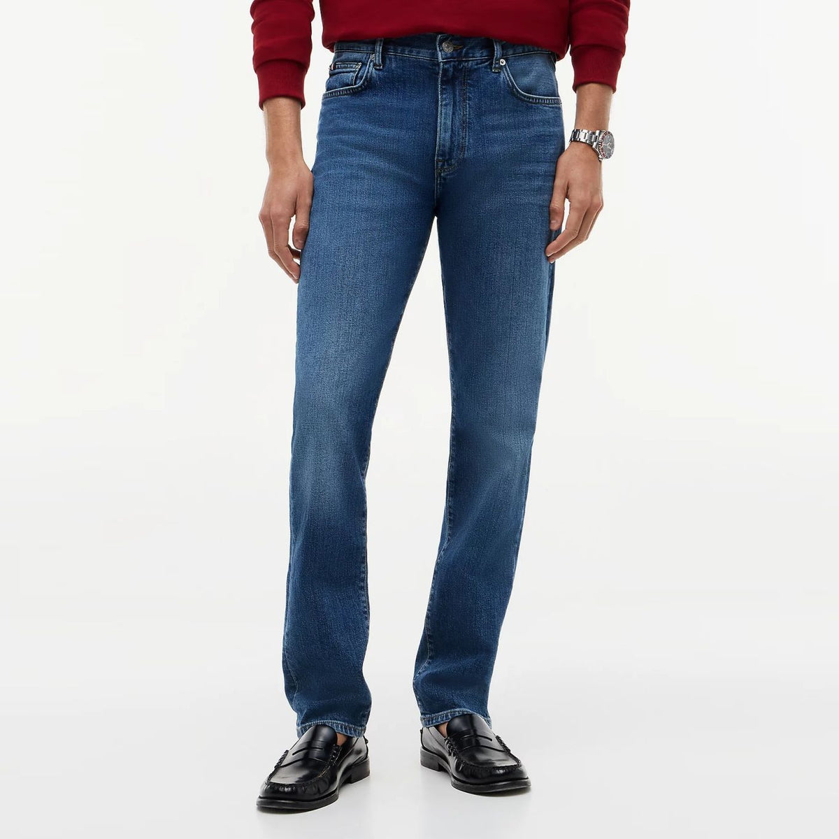 Tommy Hilfiger Slim Straight Denton Jeans Blauw