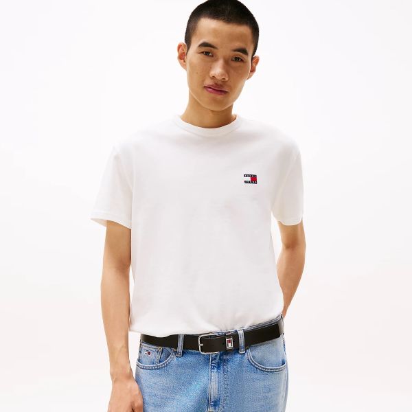 Tommy Jeans Badge T-shirt Wit