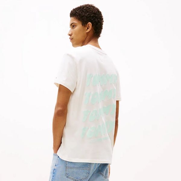 Tommy Jeans Bubble Back T-shirt Off White
